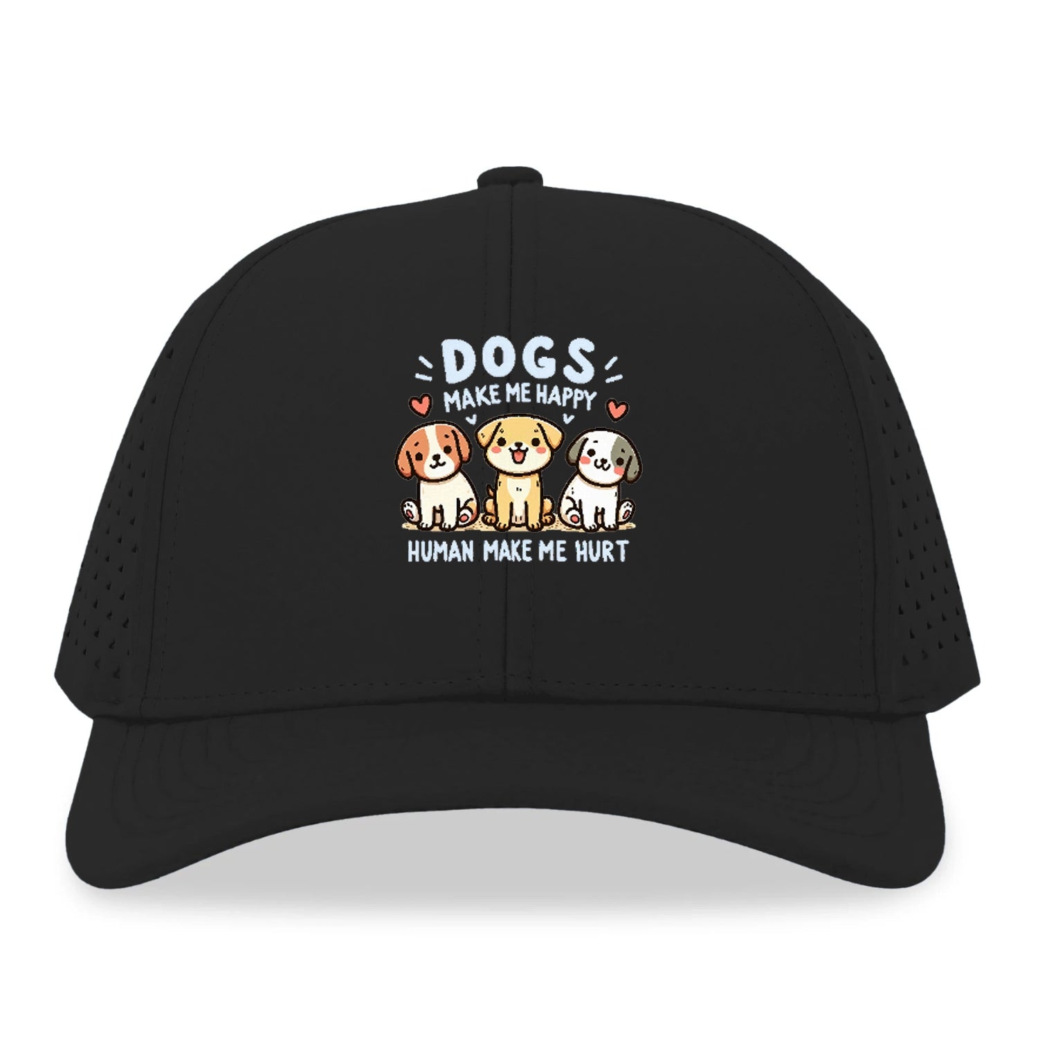 Dogs Make Me Happy Hat