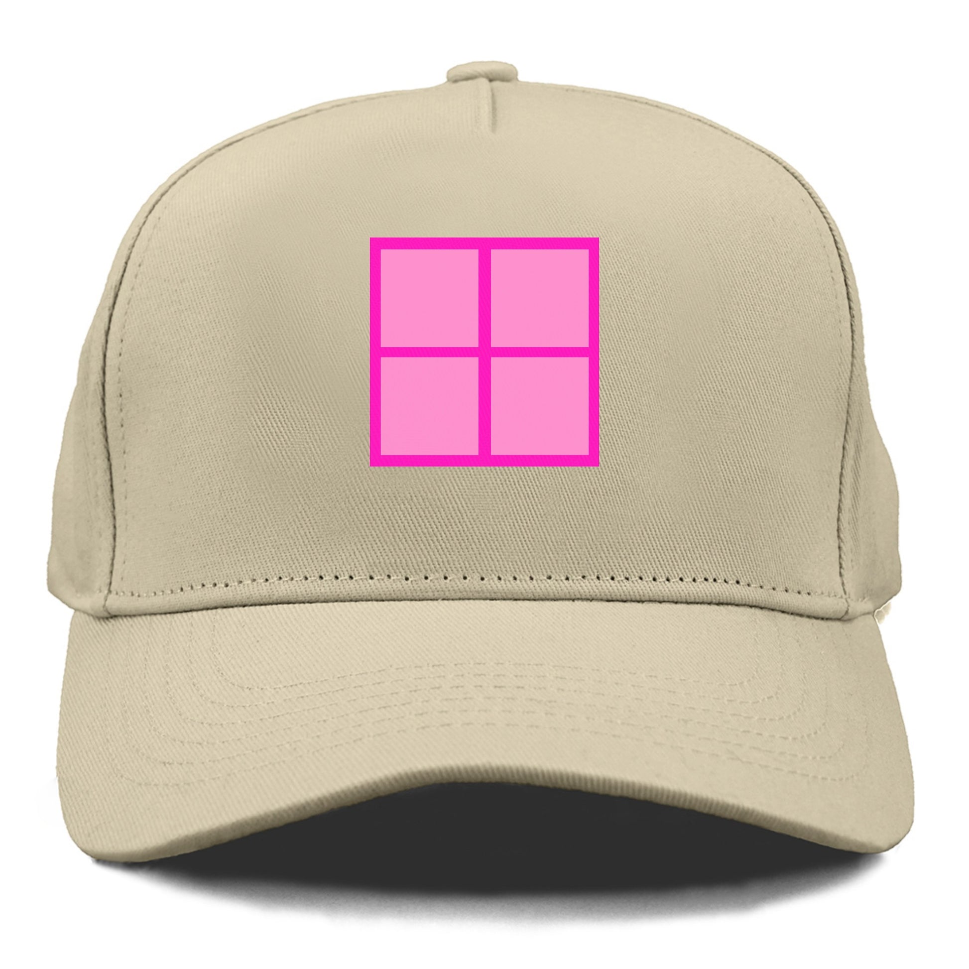 Retro 80s Tetris Blocks Pink Hat