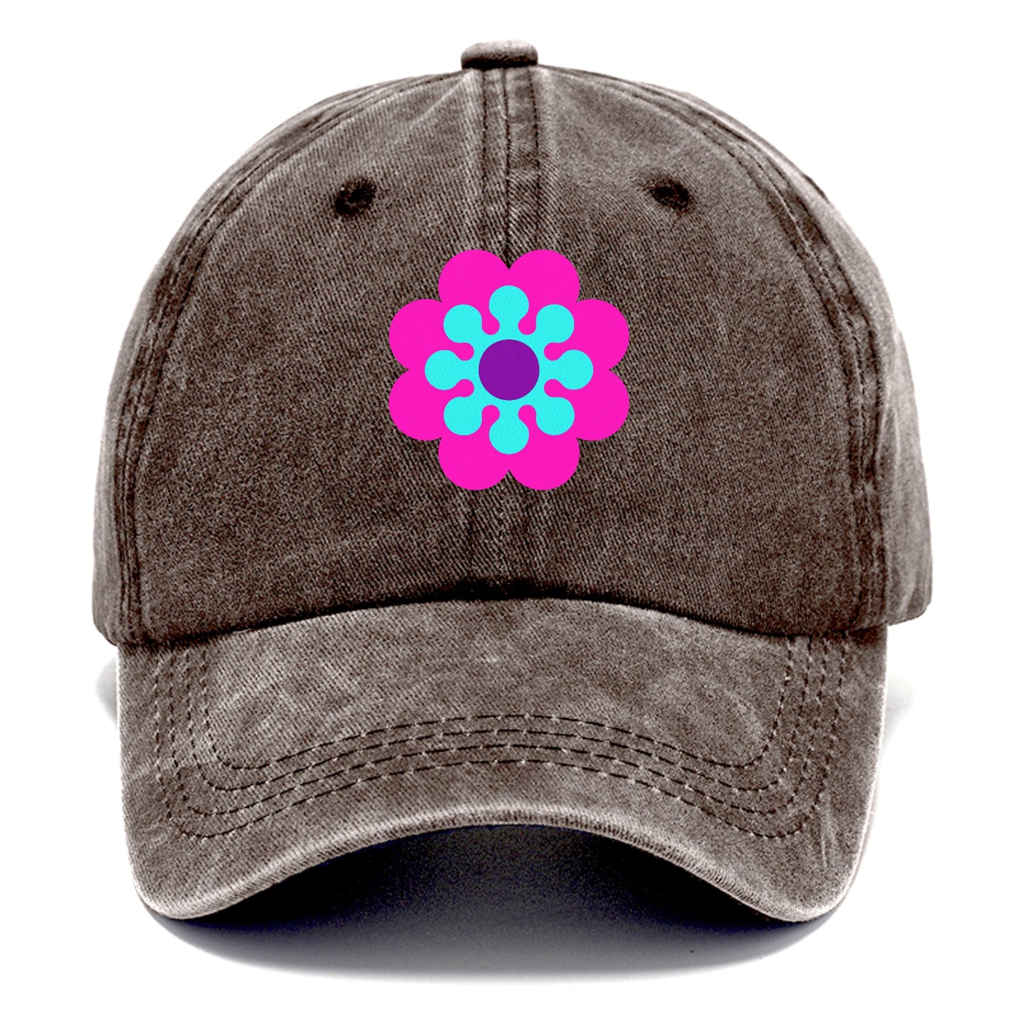 Retro 80s Flower Pink Hat