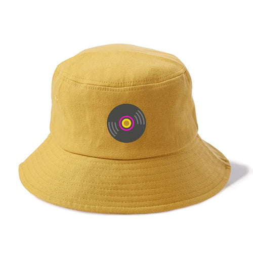 Retro 80s Record Pink Bucket Hat