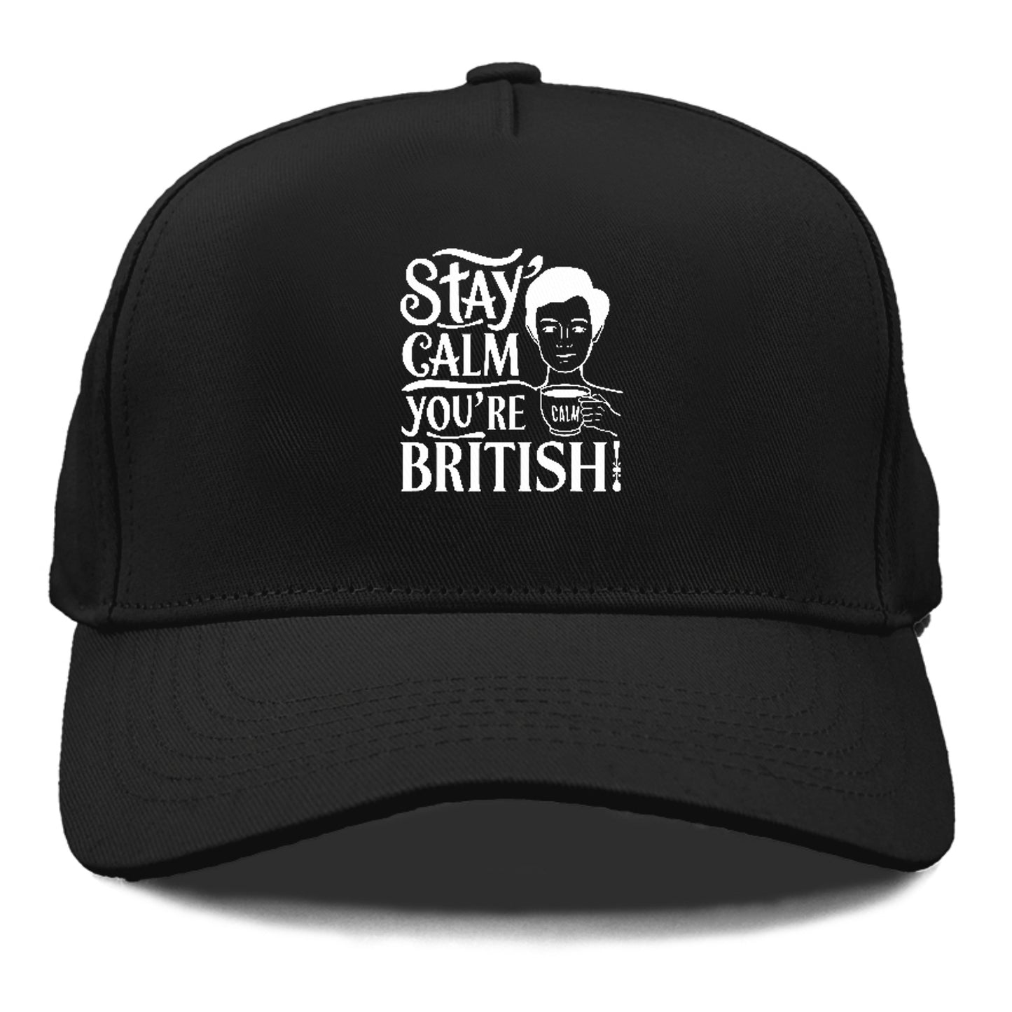 stay calm you're british Hat