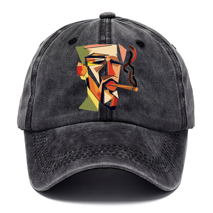 Cigar Cool Abstract Expression Hat