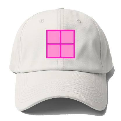 Retro 80s Tetris Blocks Pink Hat