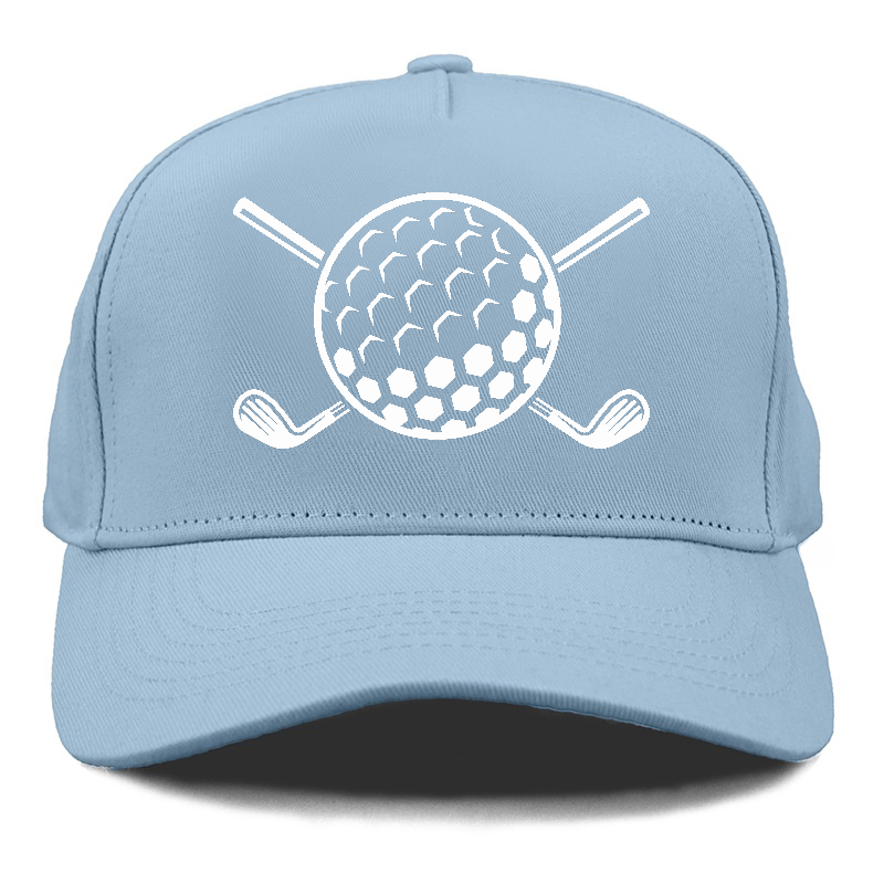 Golf Ball And Clubs Hat