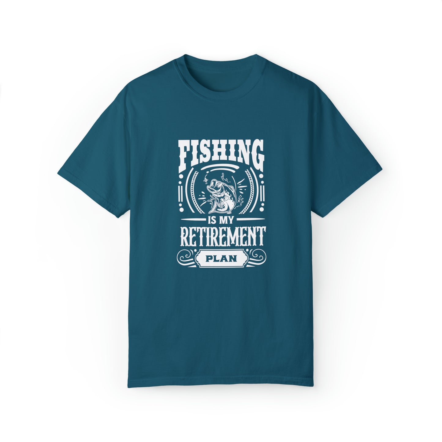 La pesca es mi plan de jubilación camiseta