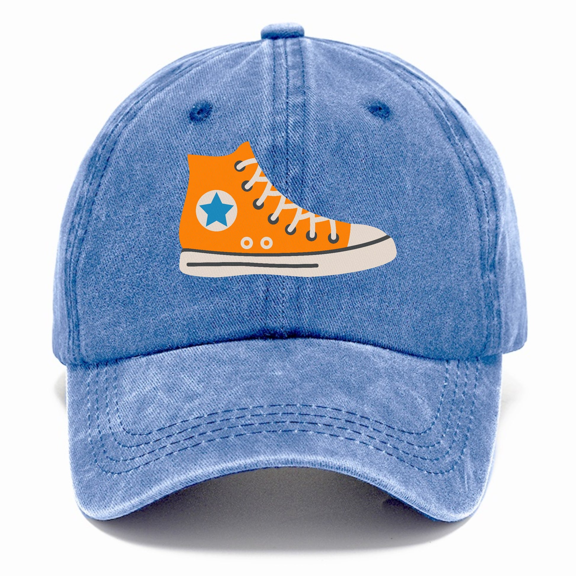 Retro 80s Converse Shoe Orange Hat