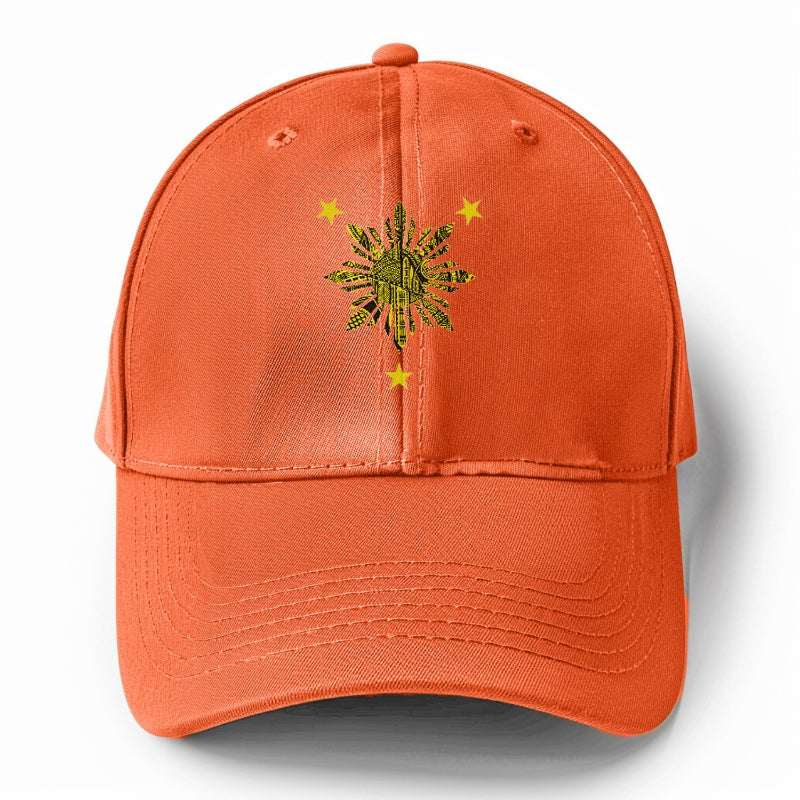 Filipino Cultural Sun Motif Hat