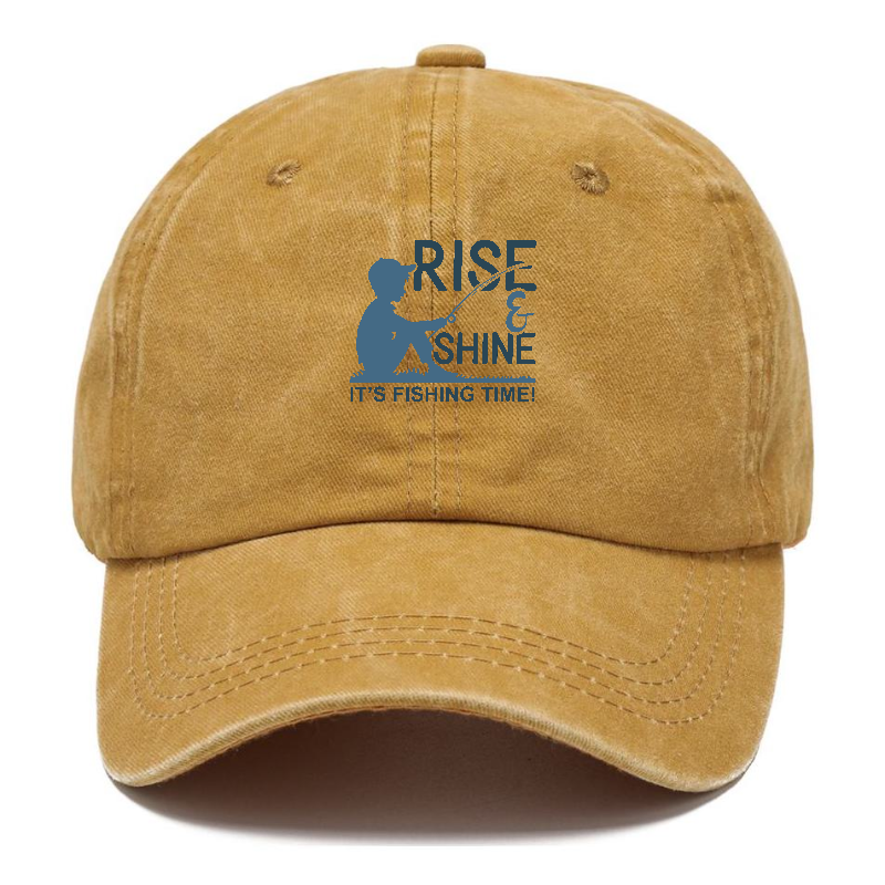 Rise & Shine it's fishing time Hat