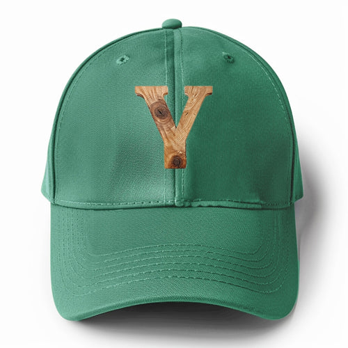 Letter Y Solid Color Baseball Cap