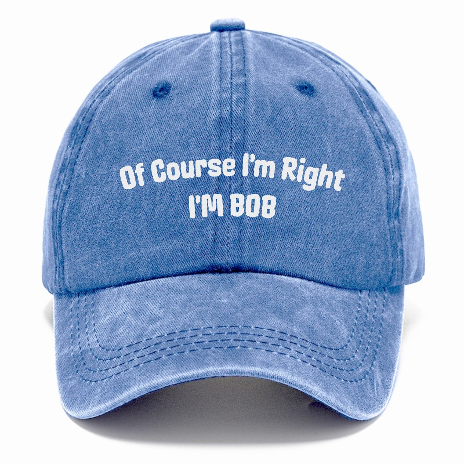 of course i'm right i'm bob Hat