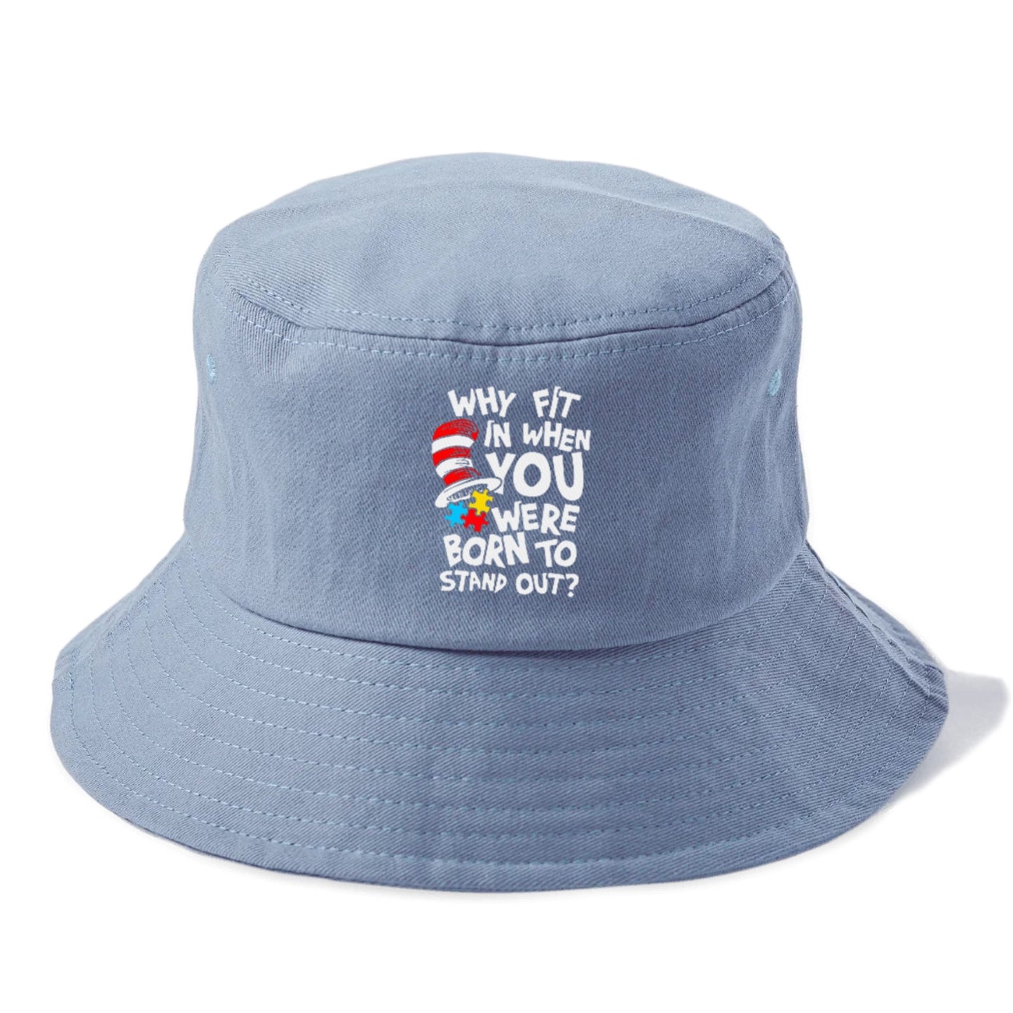 Why Fit In When You Were Born To Stand Out Autism Hat