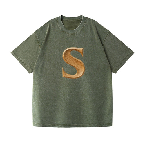 Letter S Vintage T-shirt