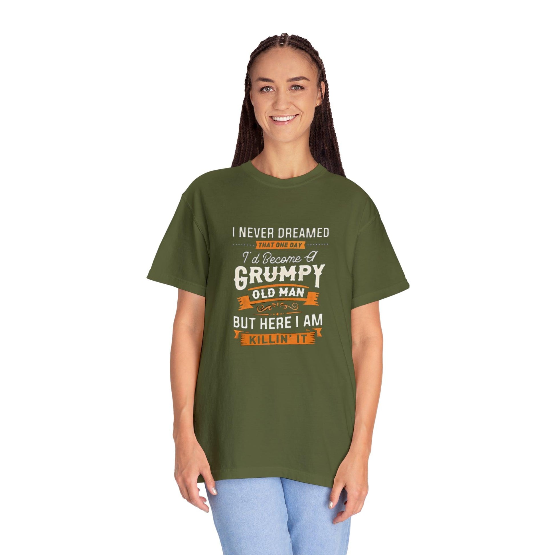 Grumpy and Proud: The Bold T-Shirt for Seniors with Attitude - Pandaize