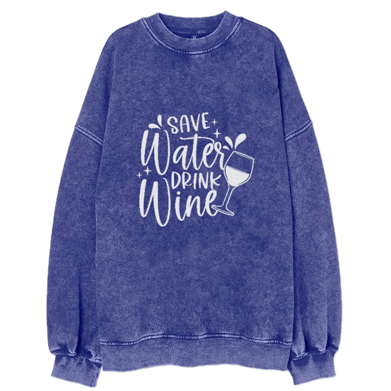 save water drink wine Hat