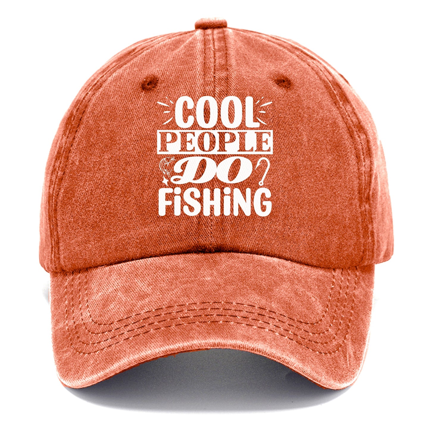 cool people do fishing Hat