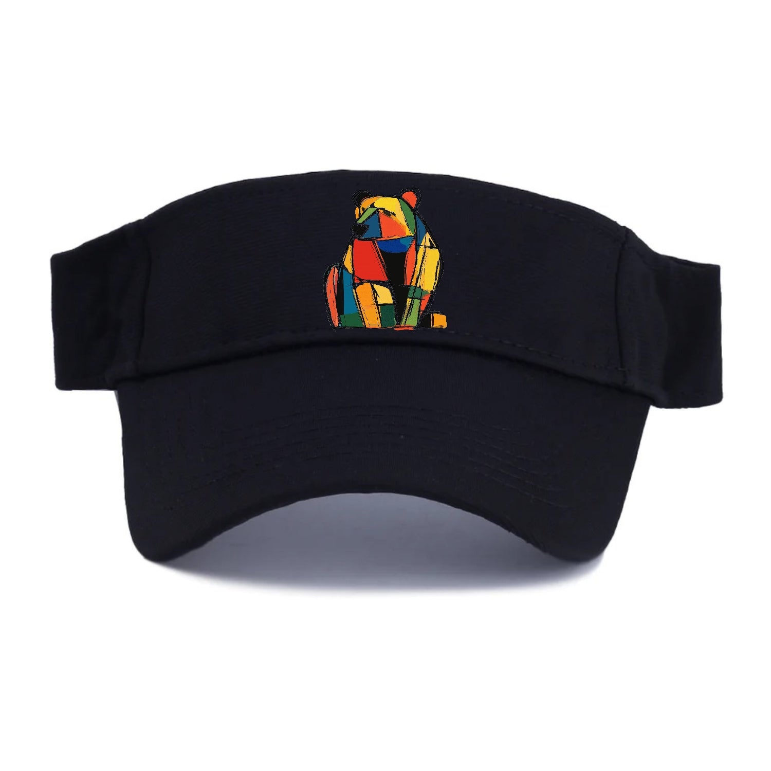 Colorful Abstract Bear Hat