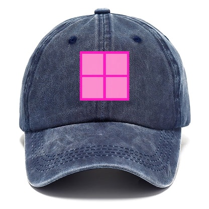 Retro 80s Tetris Blocks Pink Hat