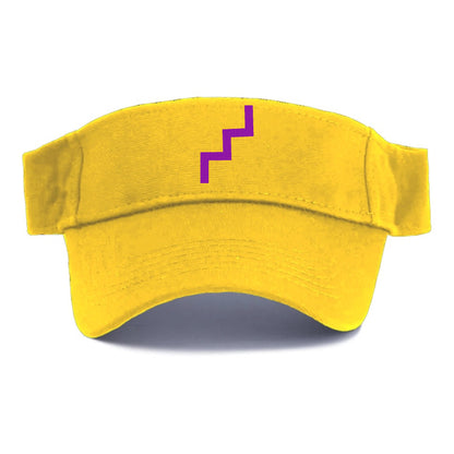 Retro 80s Zig Zag Purple Hat