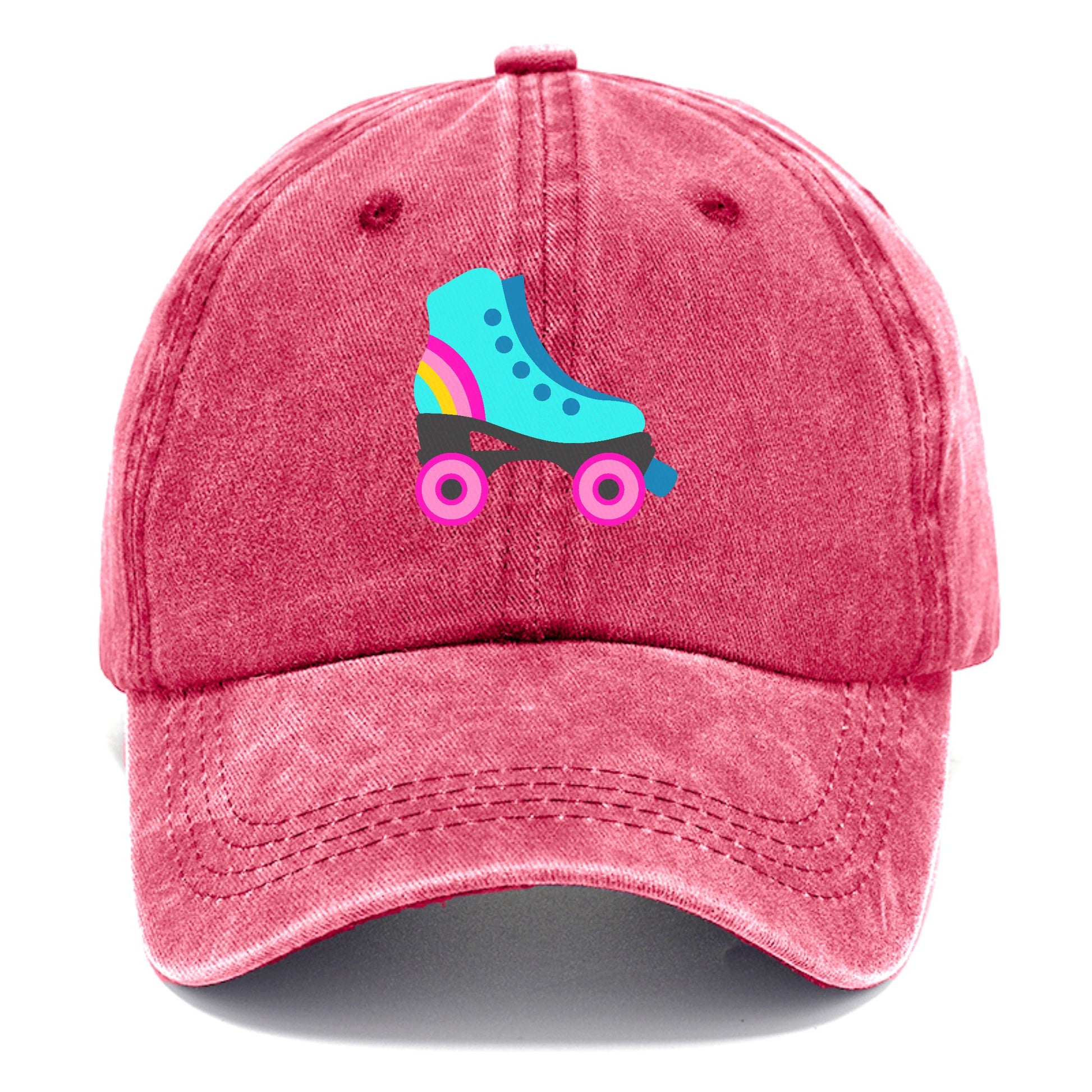 Retro 80s Roller Skate Blue Hat