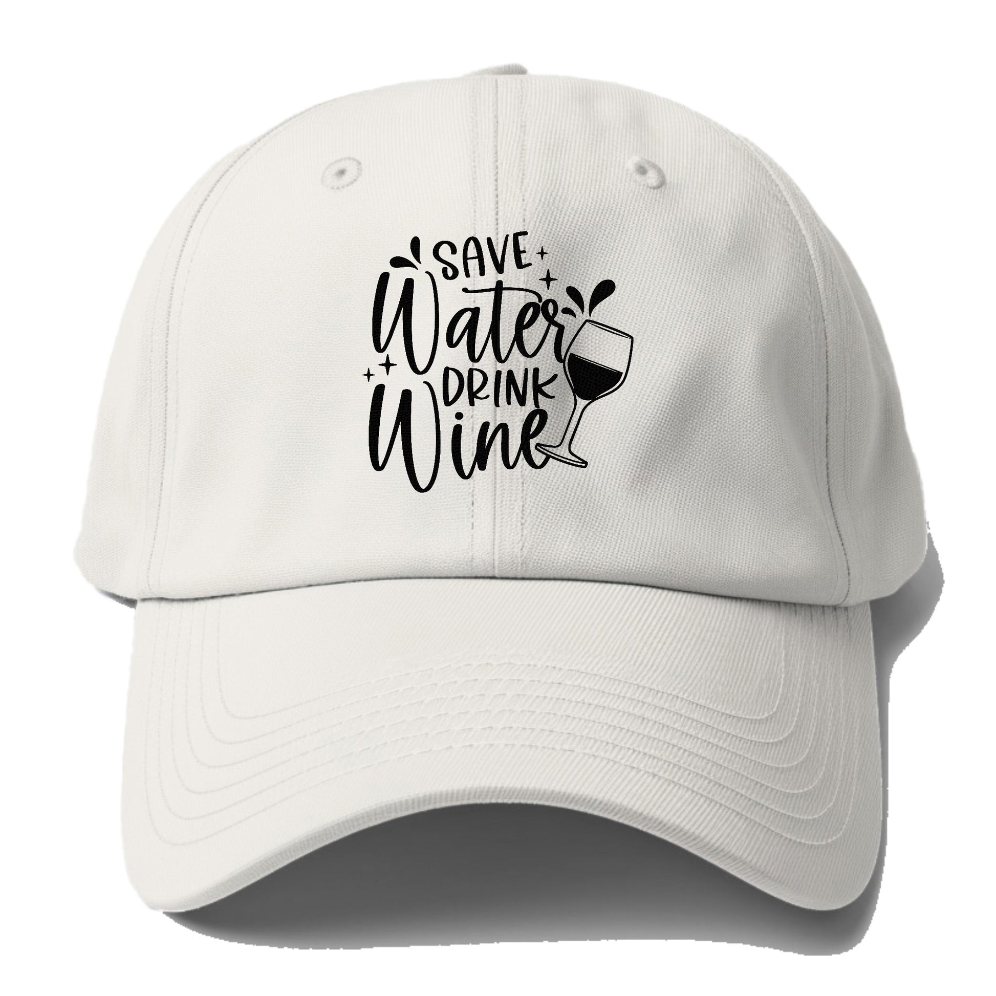 save water drink wine Hat