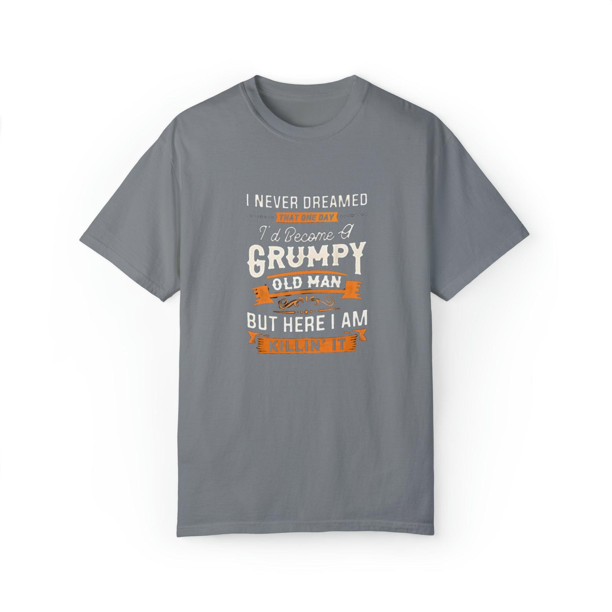 Grumpy and Proud: The Bold T-Shirt for Seniors with Attitude - Pandaize