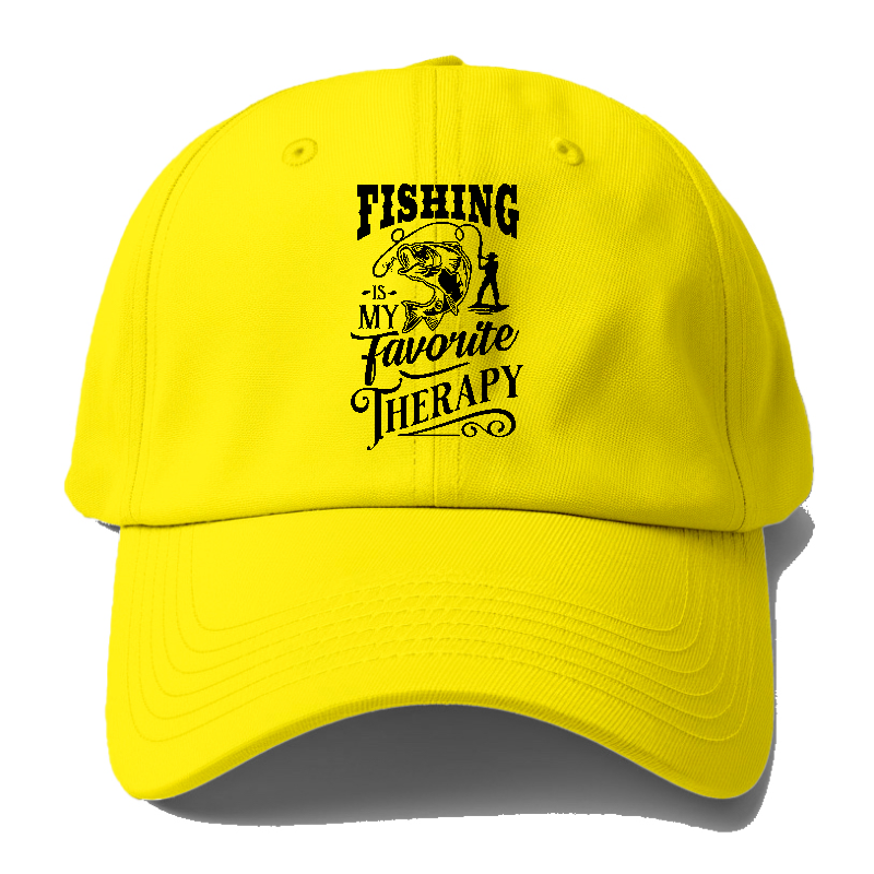 Fishing is my favorite therapy Hat