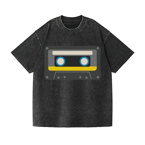 Retro 80s Cassette Black Vintage T-shirt