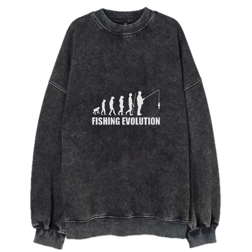 Fishing Evolution Vintage Sweatshirt