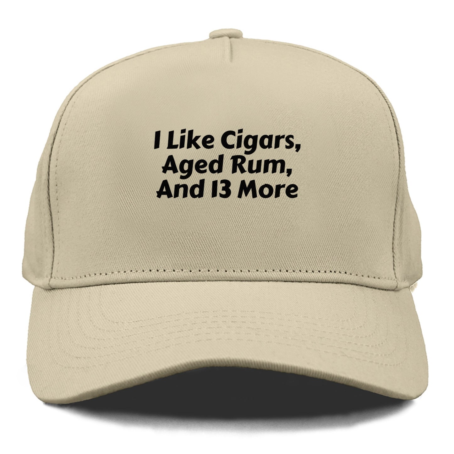 i like cigars, aged rum and 13 more Hat