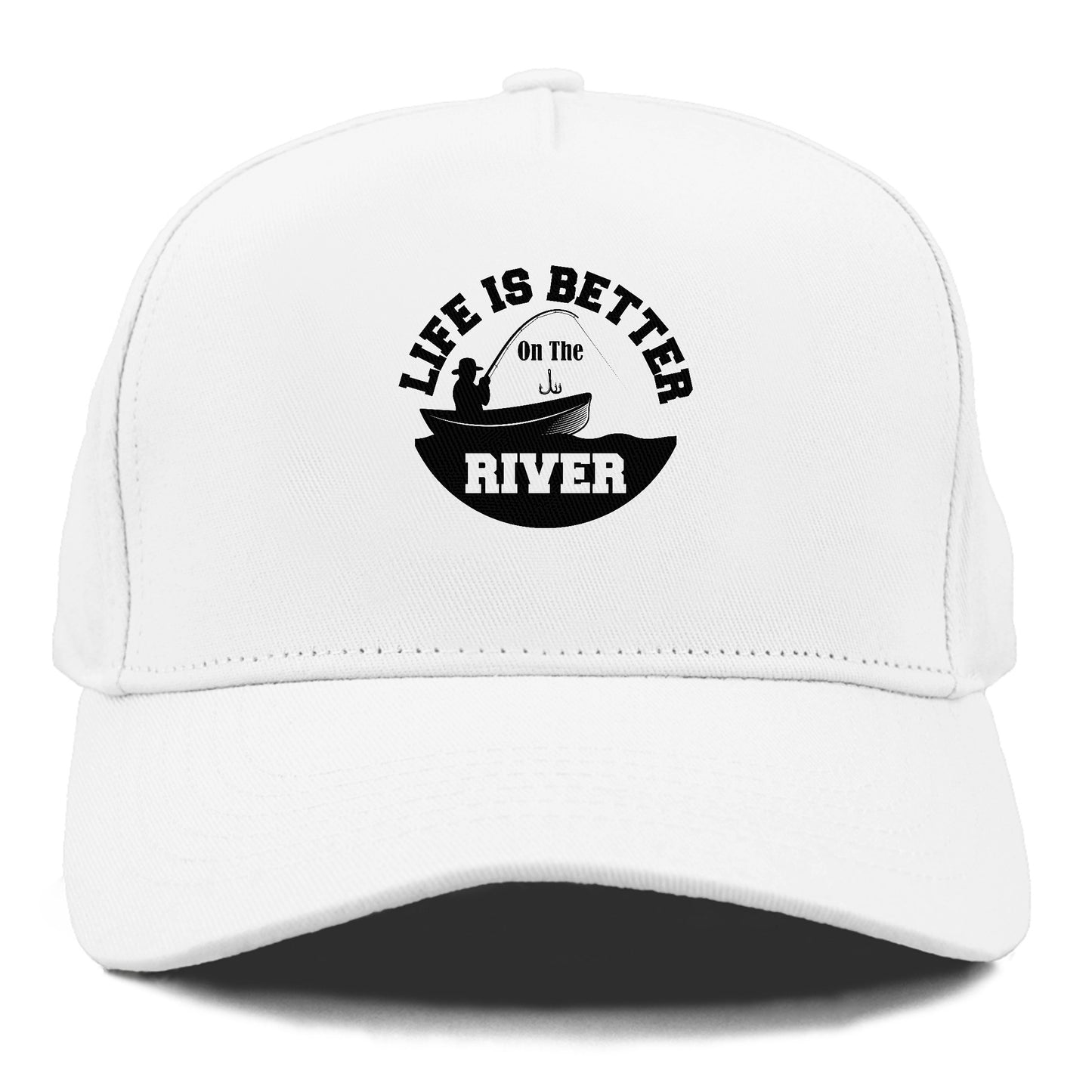 life is better on the river Hat