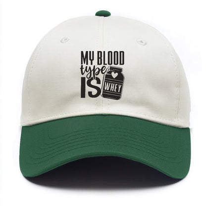 My Blood Type Is Whey Hat