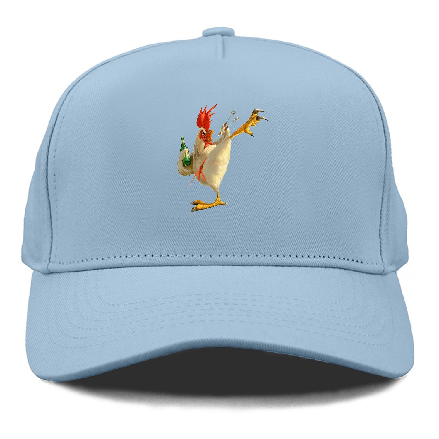 Crazy Rooster Fantasy Art Hat