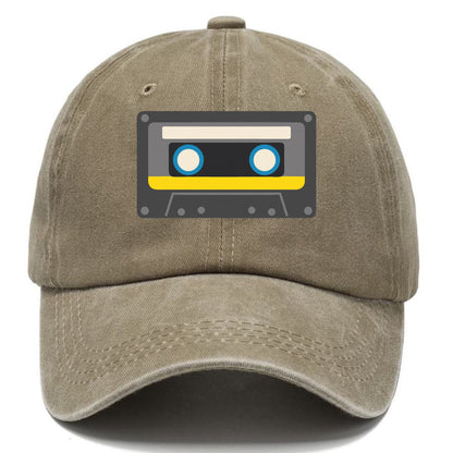 Retro 80s Cassette Black Hat