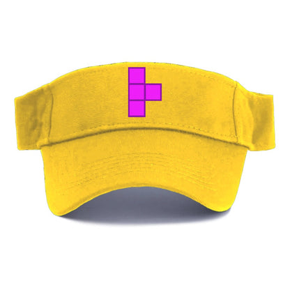 Retro 80s Tetris Blocks Purple Hat