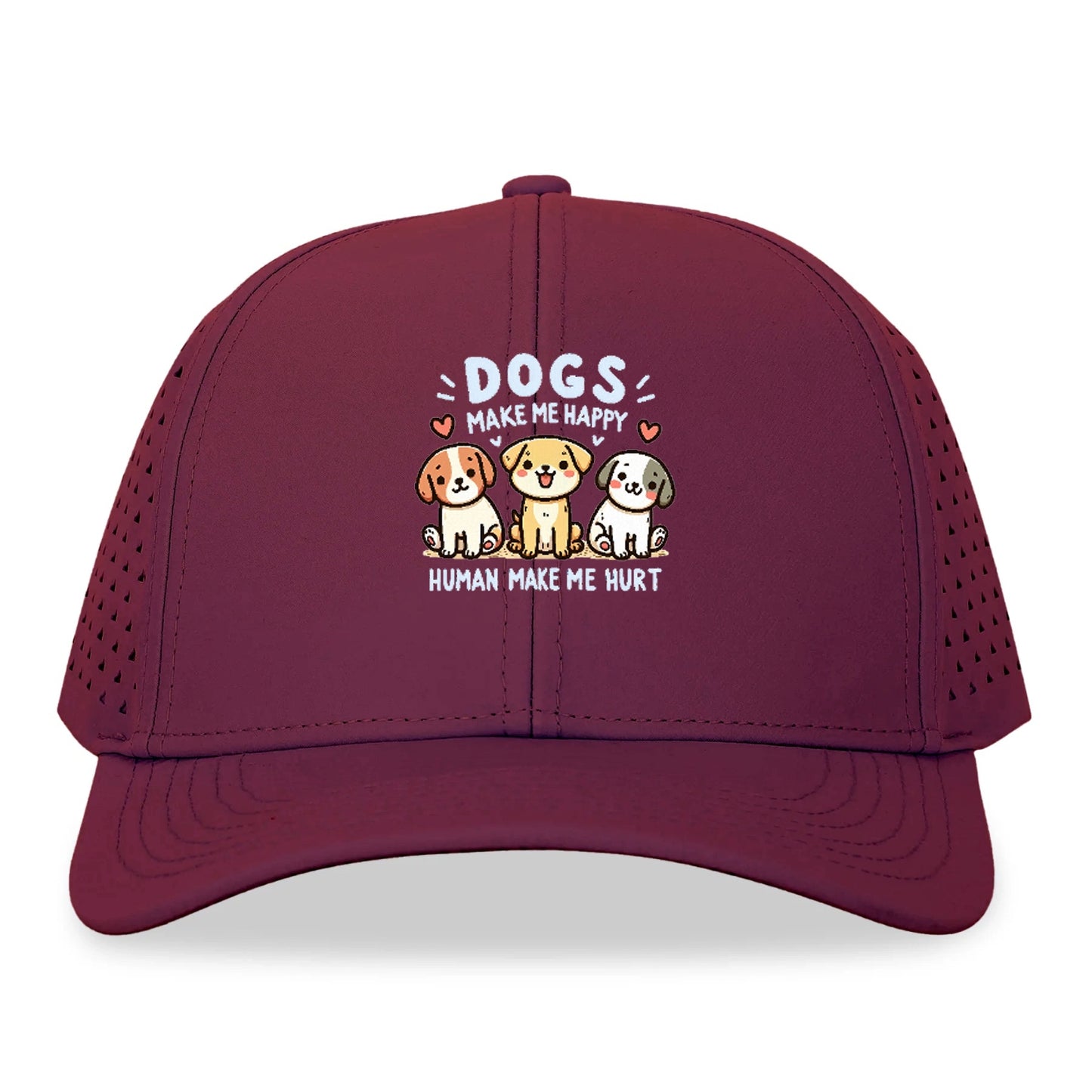 Dogs Make Me Happy Hat