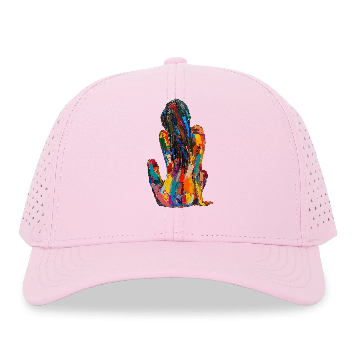 Vibrant Reflection Abstract Beauty Hat