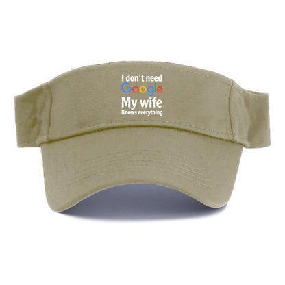 i don't need google my wife knows everything Hat