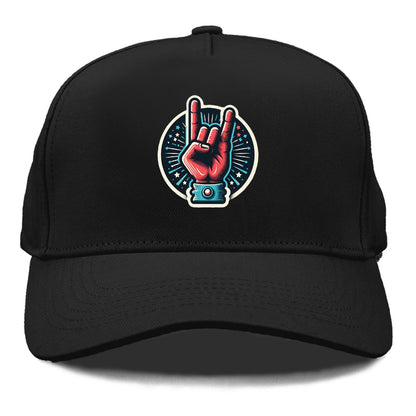 hand horn rock Hat