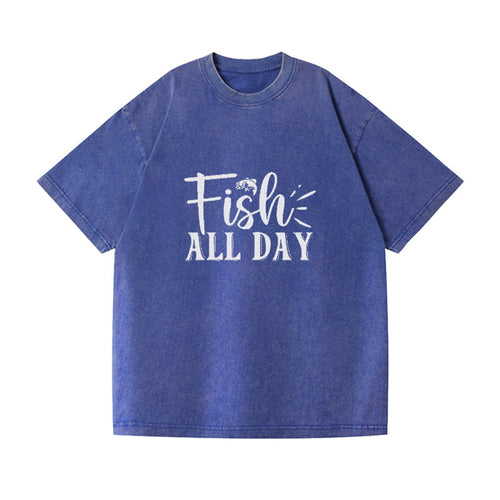 Fish All Day Vintage T-shirt
