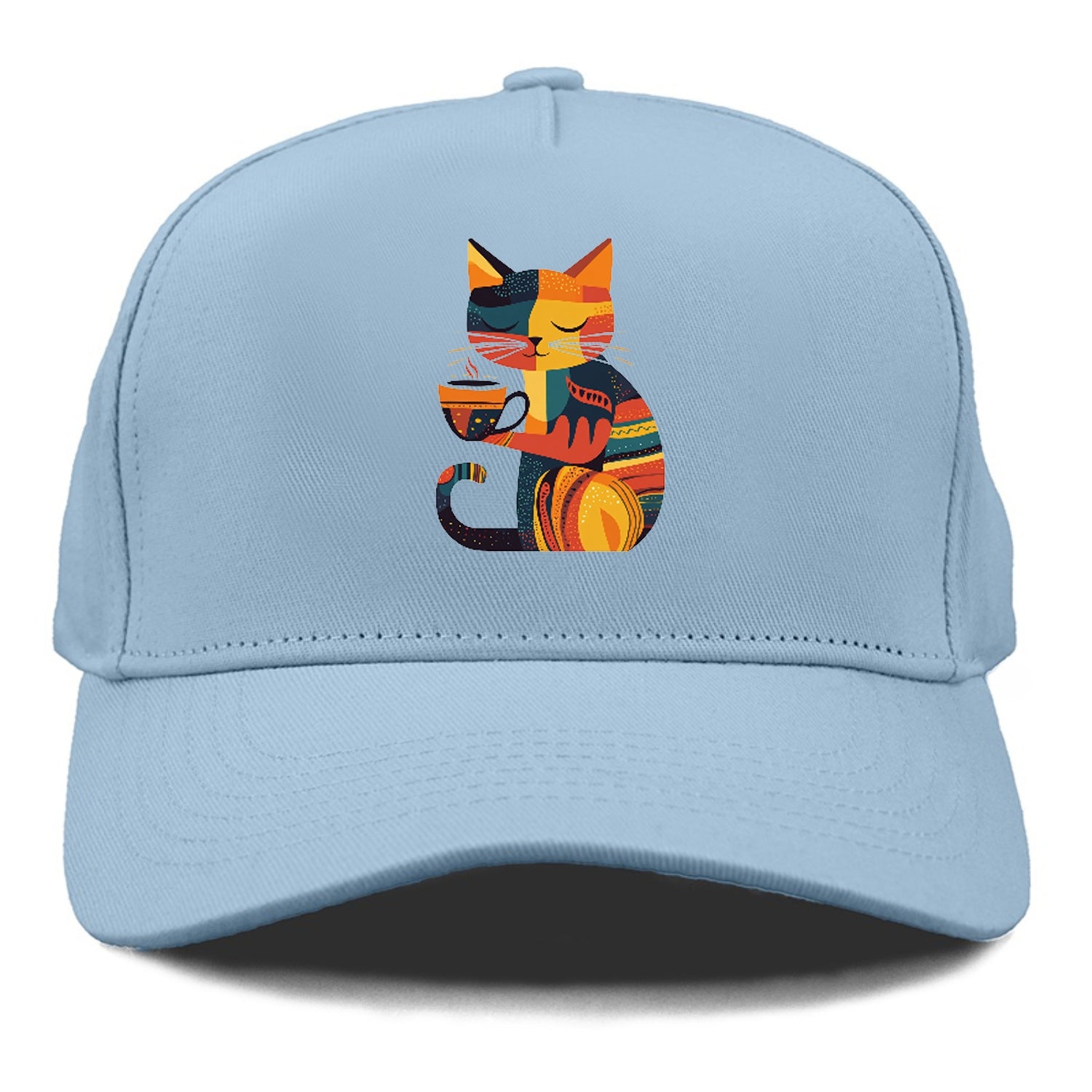 Coffee Time Cat Hat