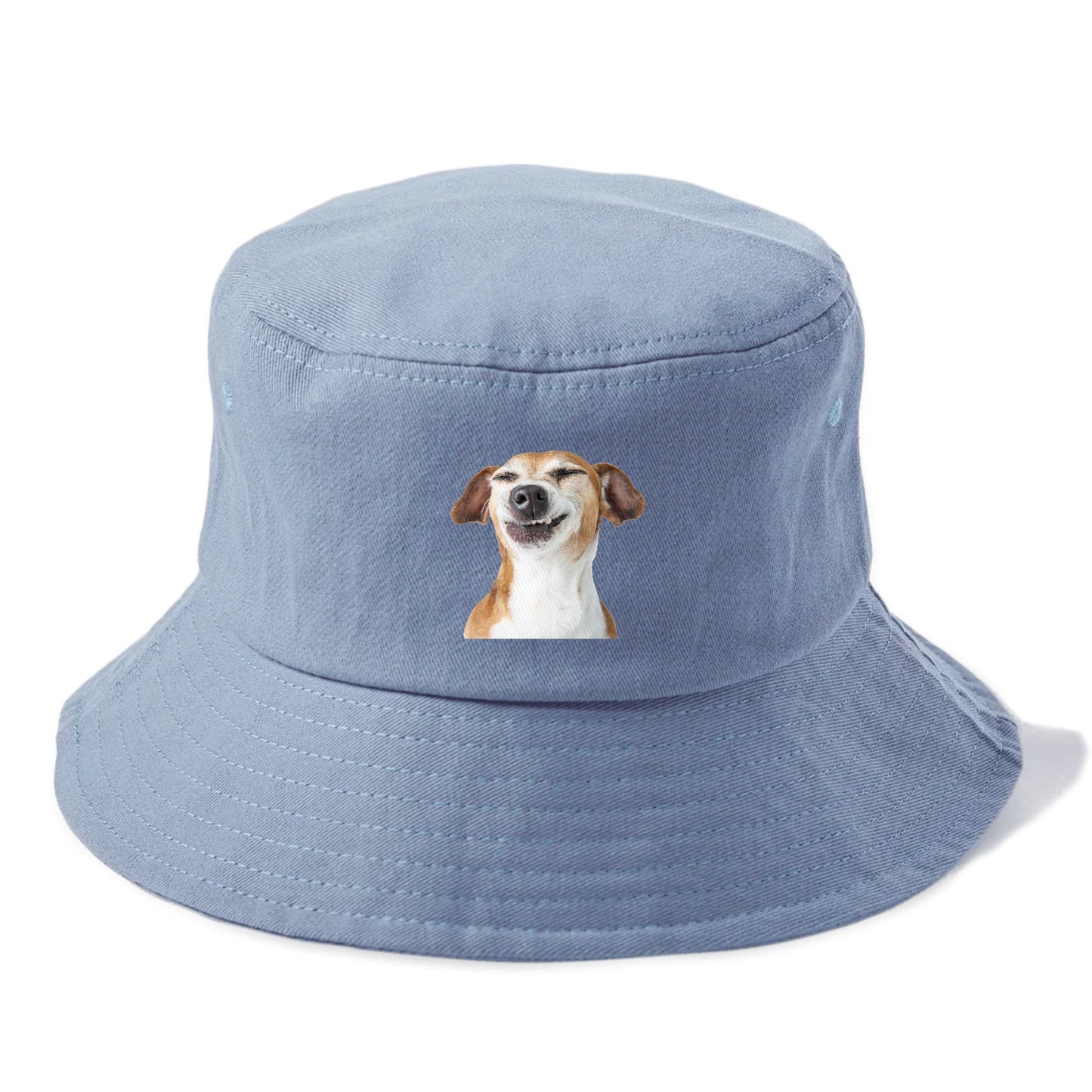 Joyful Jack Russell Terrier with a beaming, toothy smile Hat