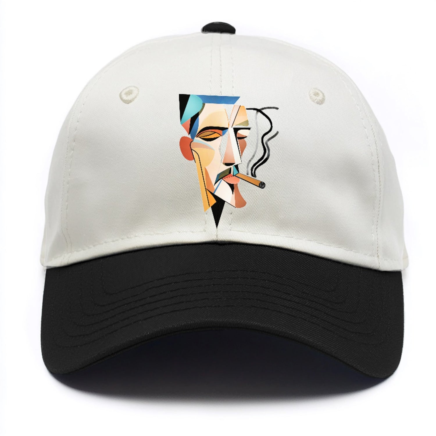 Abstract Smoking Man Hat