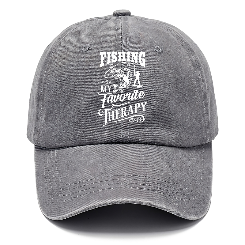 Fishing is my favorite therapy Hat