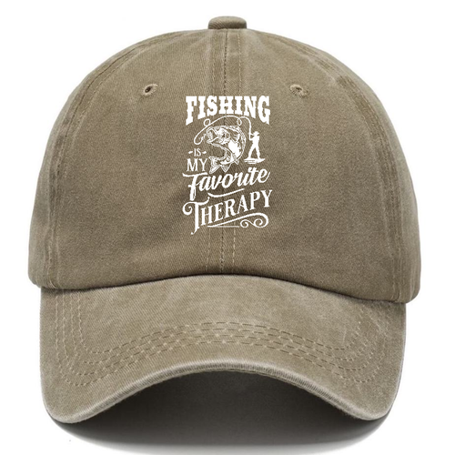 Fishing Is My Favorite Therapy Classic Cap