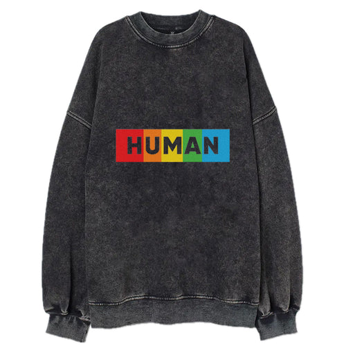 Lgbt Human Vintage Sweatshirt