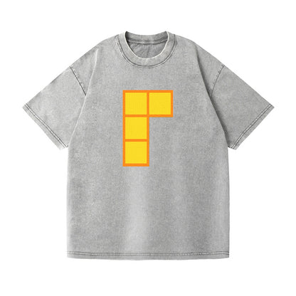 Retro 80s Tetris Blocks Orange Hat