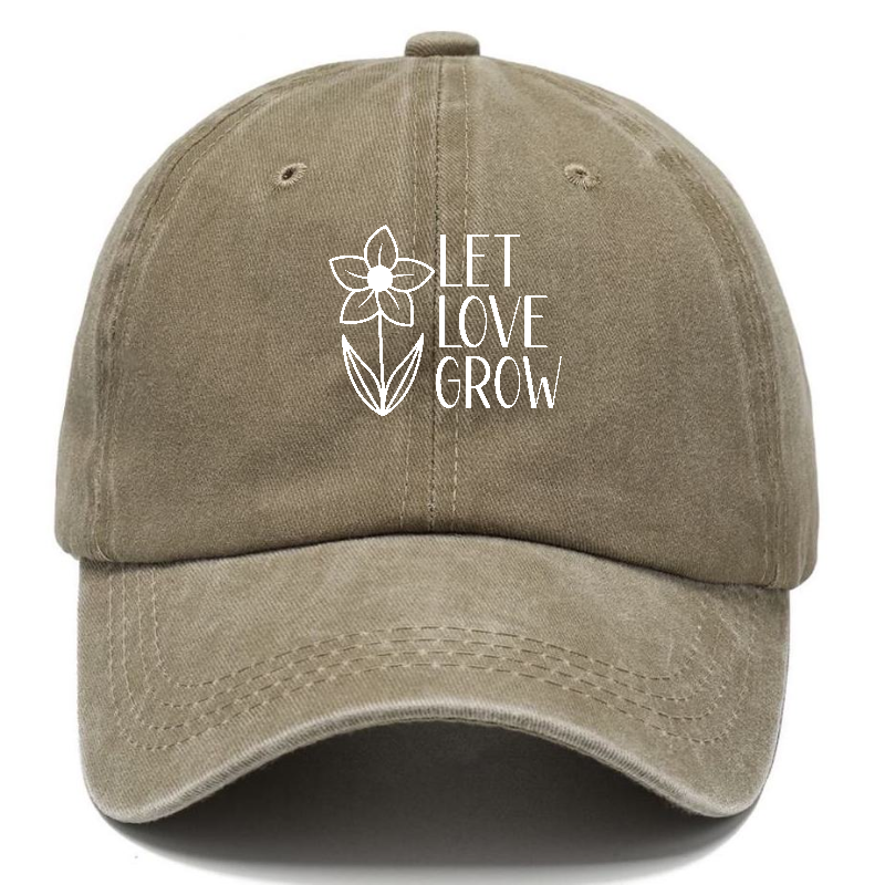 let love grow Hat