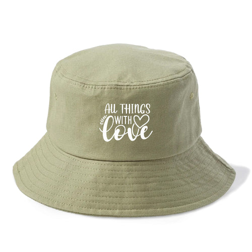 All Things With Love Bucket Hat