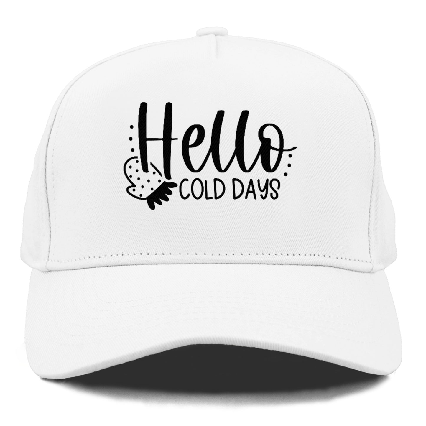 hello cold days Hat