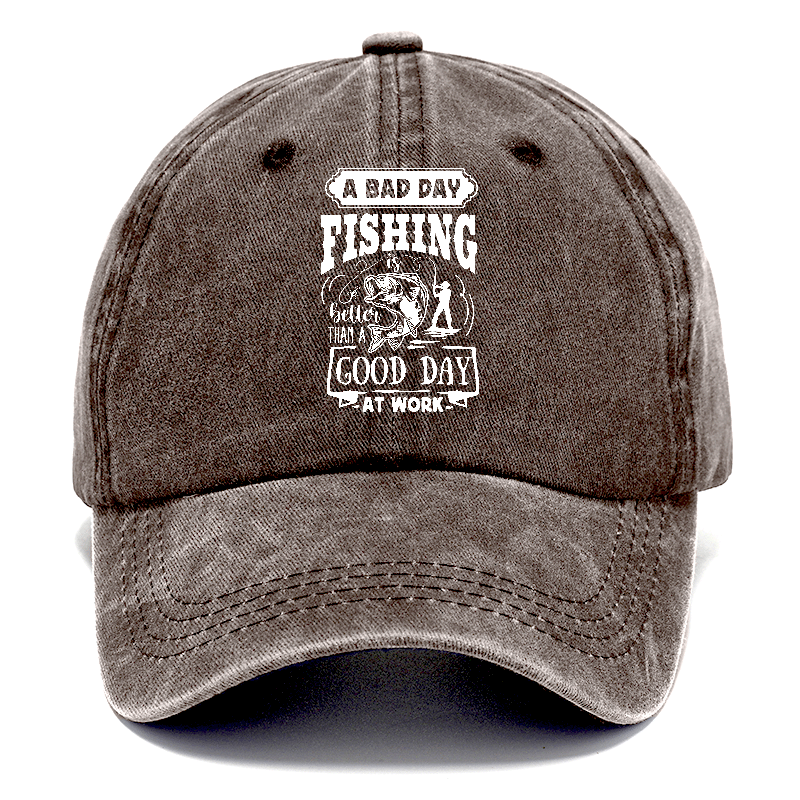 A bad day fishing better than a good day at work Hat